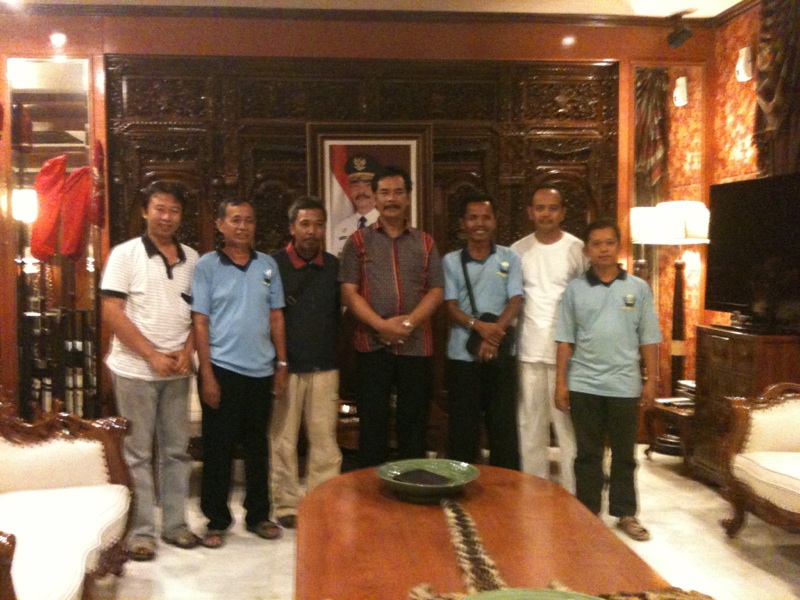 Tim POTD Satya Buana diterima Wagub Kepri, Bpk Dr HM Soerya Respationo,SH MH, di rumah dinas.